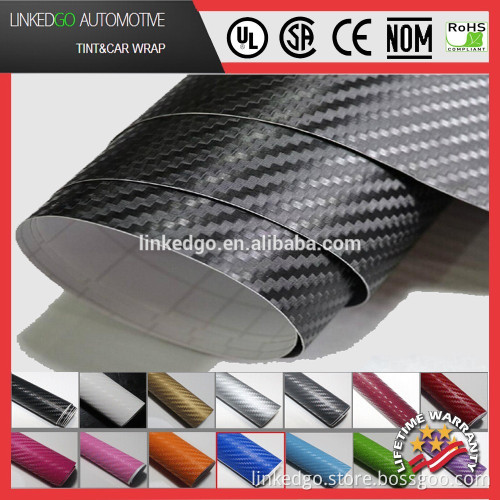 Top Quality Wholesales Car Wrap Vinyl 4D/3D/2D carbon fiber vinyl